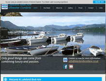 Tablet Screenshot of lakelandboathire.co.uk